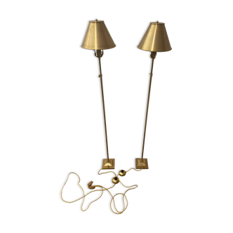 Brass floor lamps