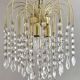 Vintage Italian waterfall chandelier with tassels