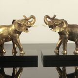 Elephant bookend "r garreau"