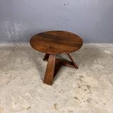 Brutalist Wabi Sabi Coffee Table Rustic Oak