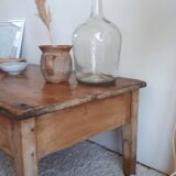 Old-spirited coffee table farm table