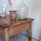 Old-spirited coffee table farm table