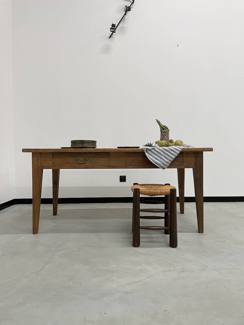 Pine farm table 165 cm