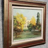 Emil Bert HARTWIG: Oil painting on canvas, architectural view