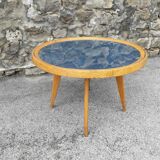 Coffee table vintage compass feet