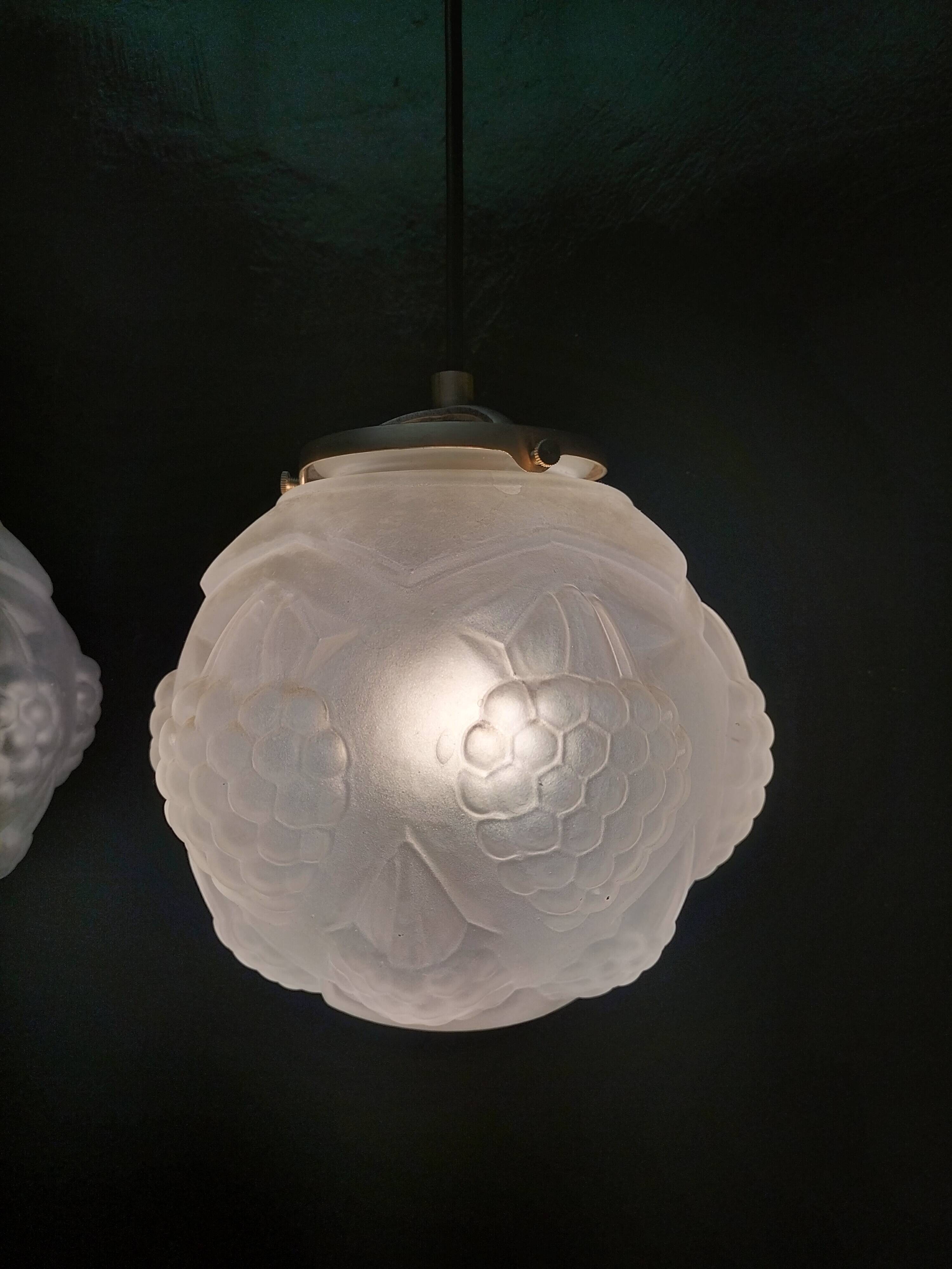 Glass ball pendants