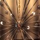 Sputnik XXL chandelier of the 60s-70s chrome metal 20 lamps