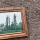 Tableau ancien paysage arboré – Gaëtan Dumas