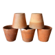 5 pots