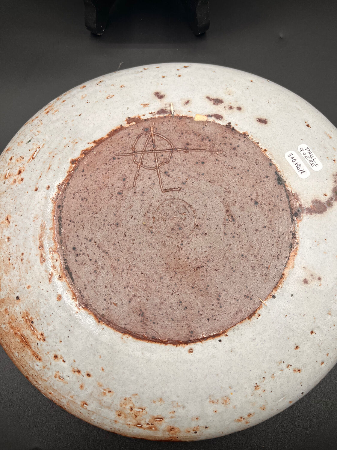 2 glazed ceramic dishes by Paul Guéré