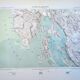 Kvarner Bay, Croatia. Original map printed in 1878.