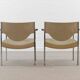 Paire de chaises club, modèle 206 de lübke, années 60
