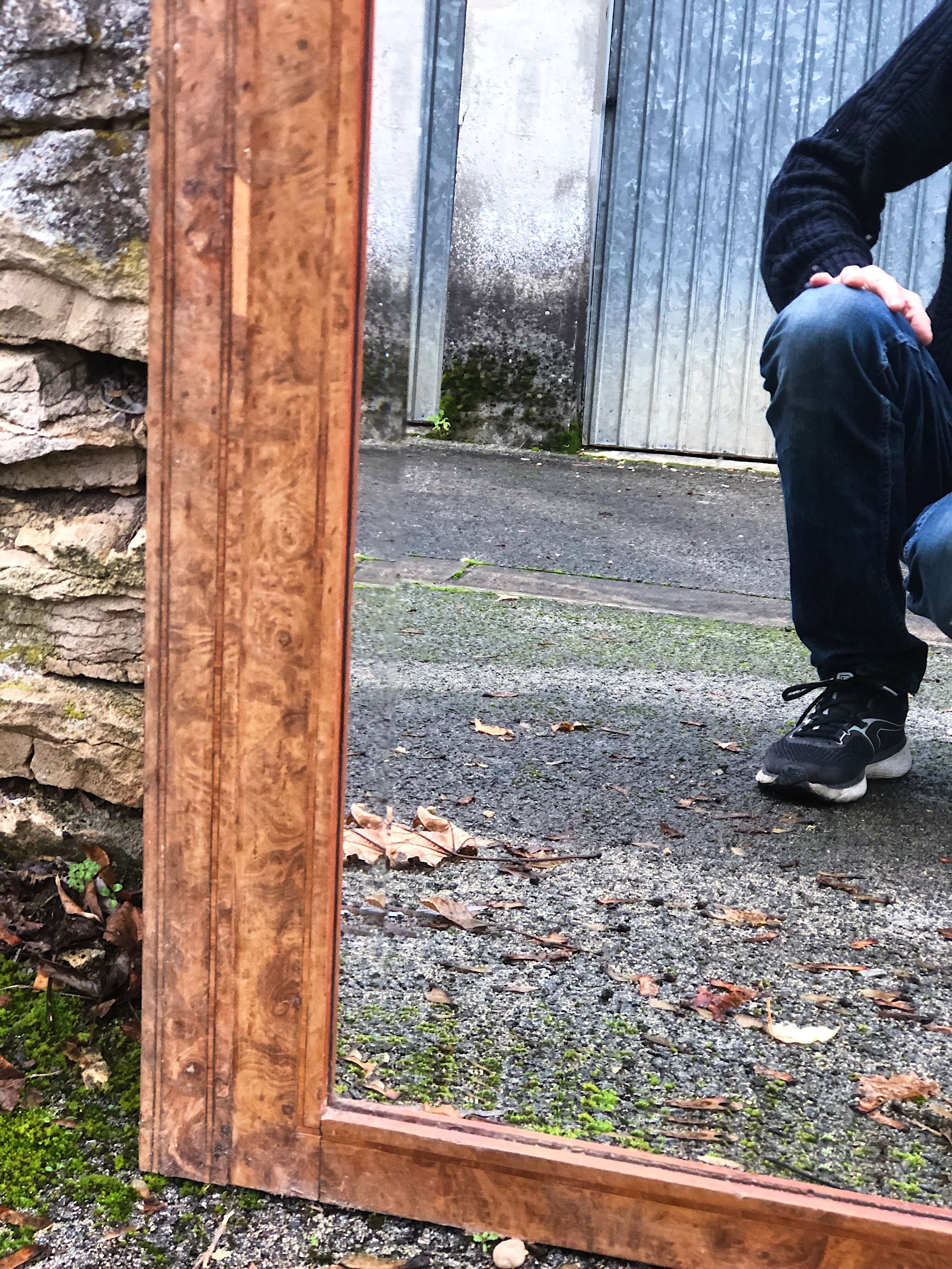 Mirror 168x110 era 1925 , bevelled ice