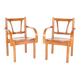 Pair of "organic" armchairs
