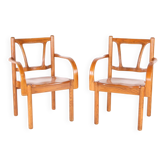 Pair of "organic" armchairs