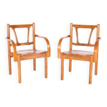 Paire de fauteuils « organiques »