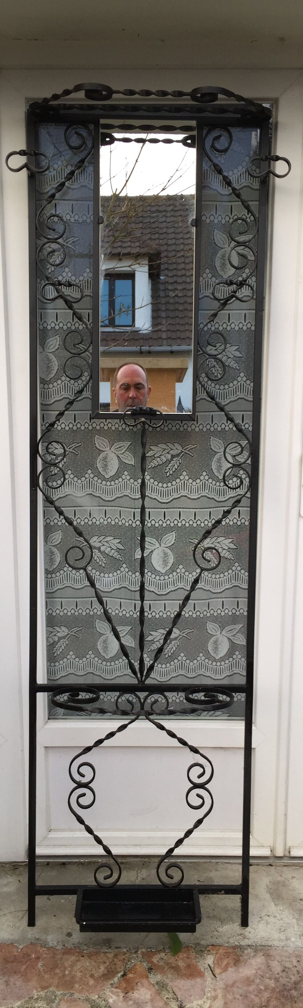 Changing room coat rack