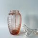 Old pink glass vase