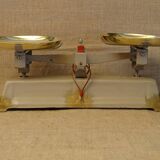 Old balance force 5 kg type roberval trays brass ref:A210/24