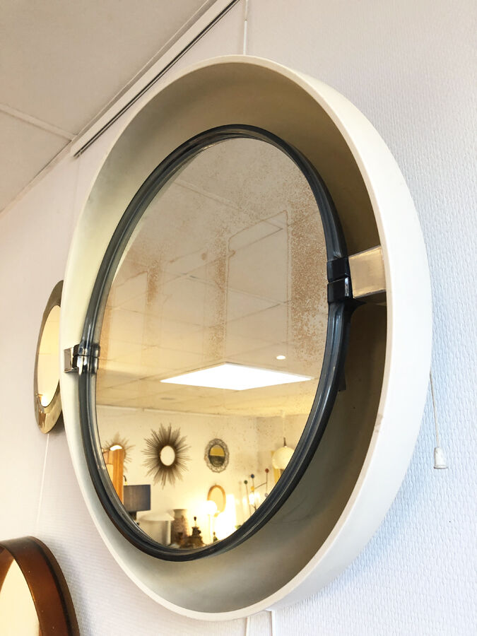 Vintage bathroom mirror Allibert, 1970