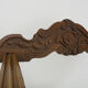 Chaise Savonarola vintage en noyer, Italie, 1970s