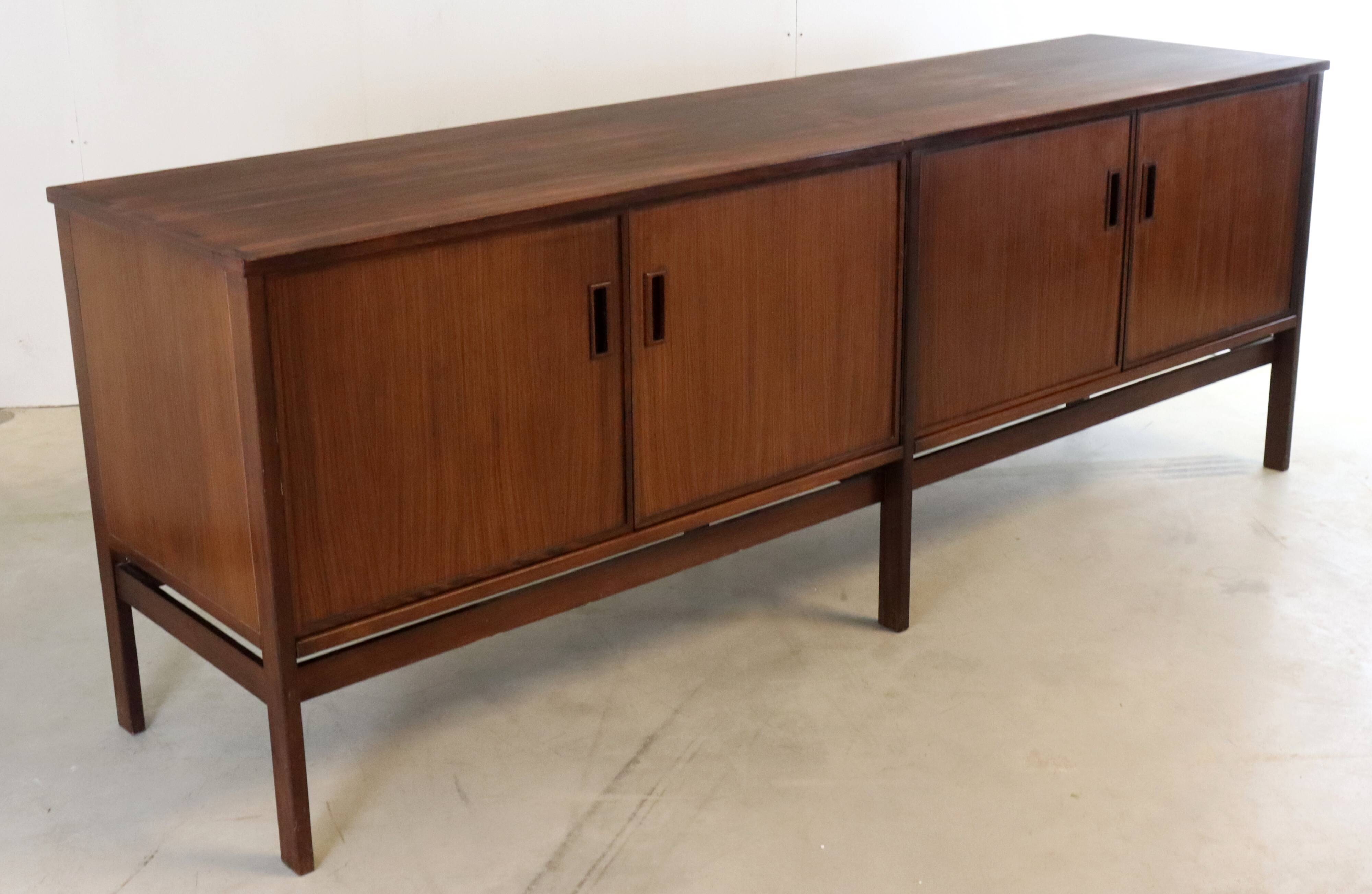 Vintage mid century sideboard xl "roggentin" | 220 cm