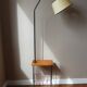 Floor lamp , scoubidou, and black painted metal