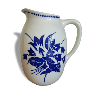 Earthenware art deco pitcher