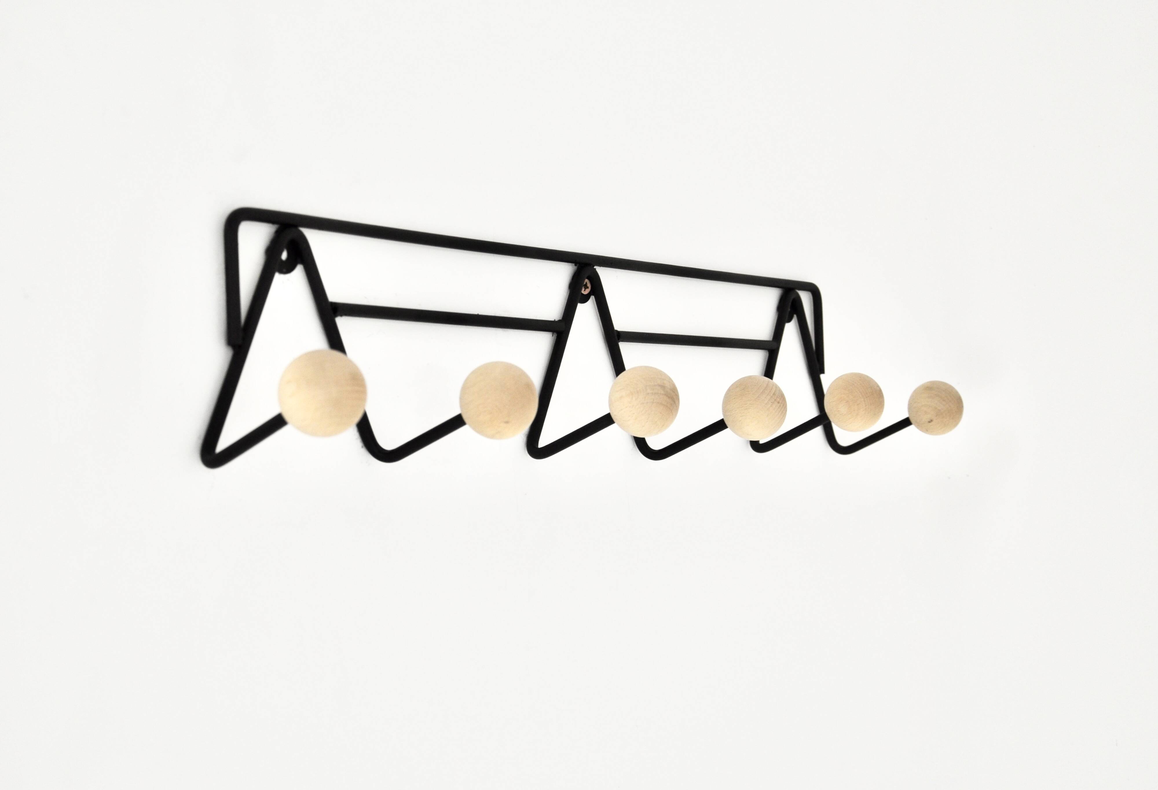 Vintage coat rack, 1970s