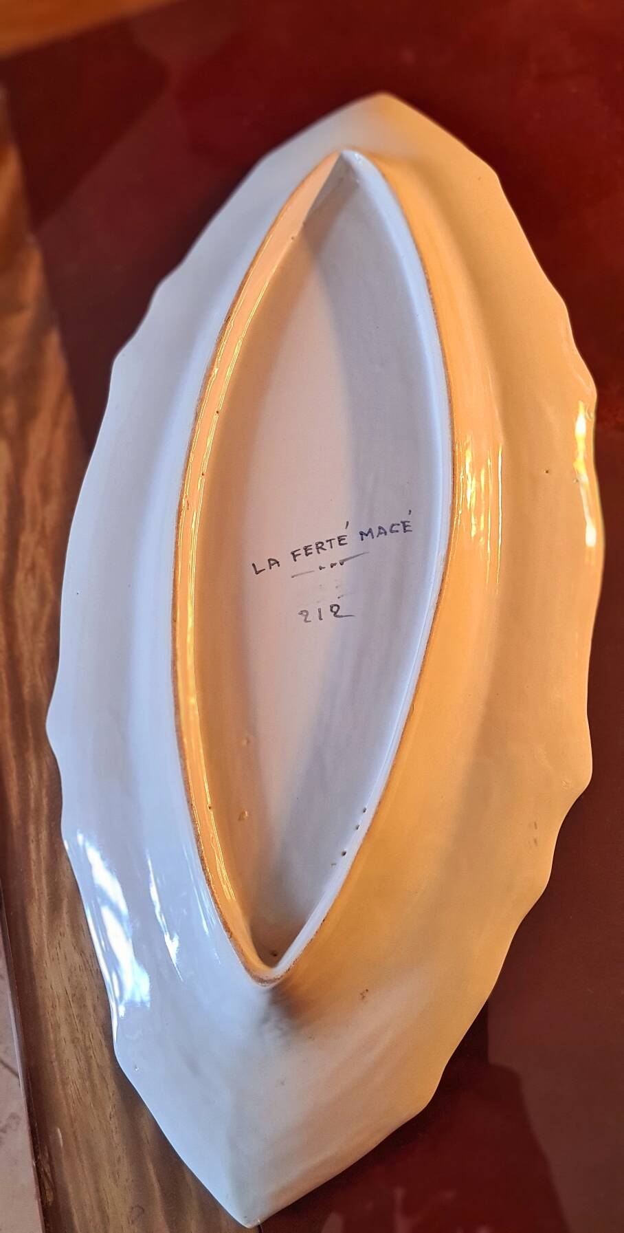 Large earthenware dish