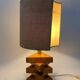Sculptural Italian Briar Table Lamp, 1970s