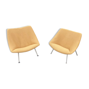 Paire de fauteuils Oyster modèle