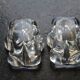 Paire de salerons cristal
