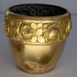 Cache-pot ancien en laiton
