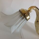 Copper and glass paste art deco