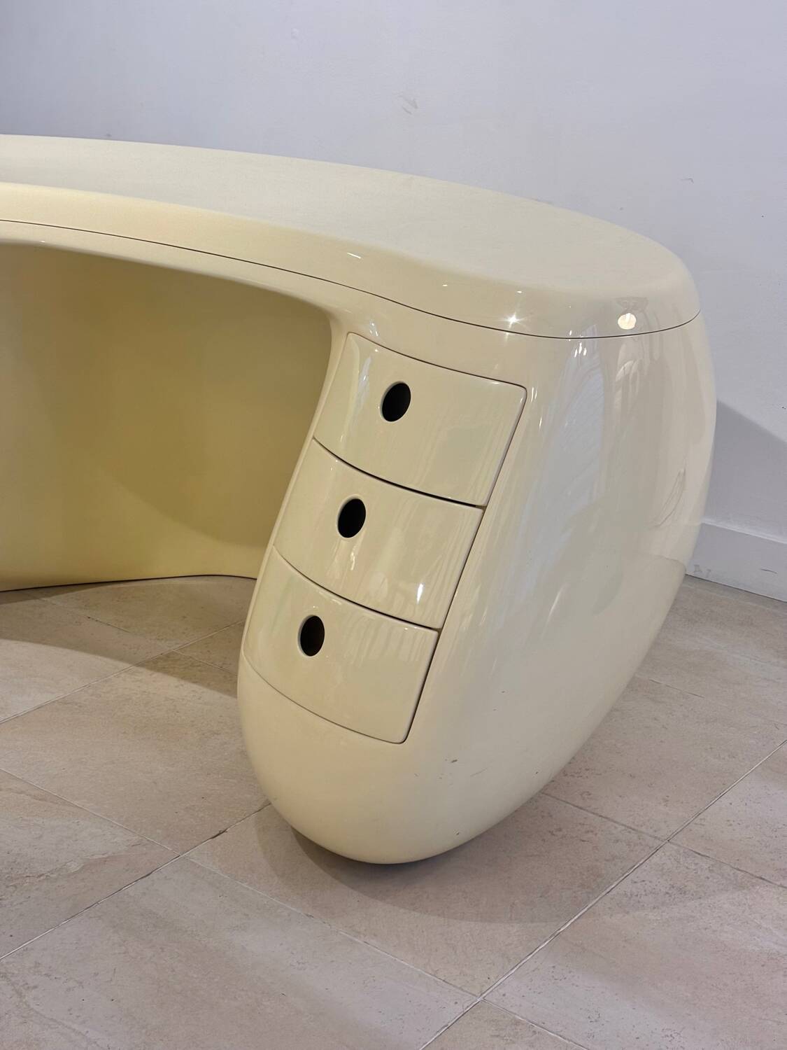 Boomerang desk by Maurice Calka