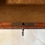 Coiffeuse ancienne style Napoléon III – Bois noirci et loupe de noyer