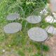 Four garden chairs