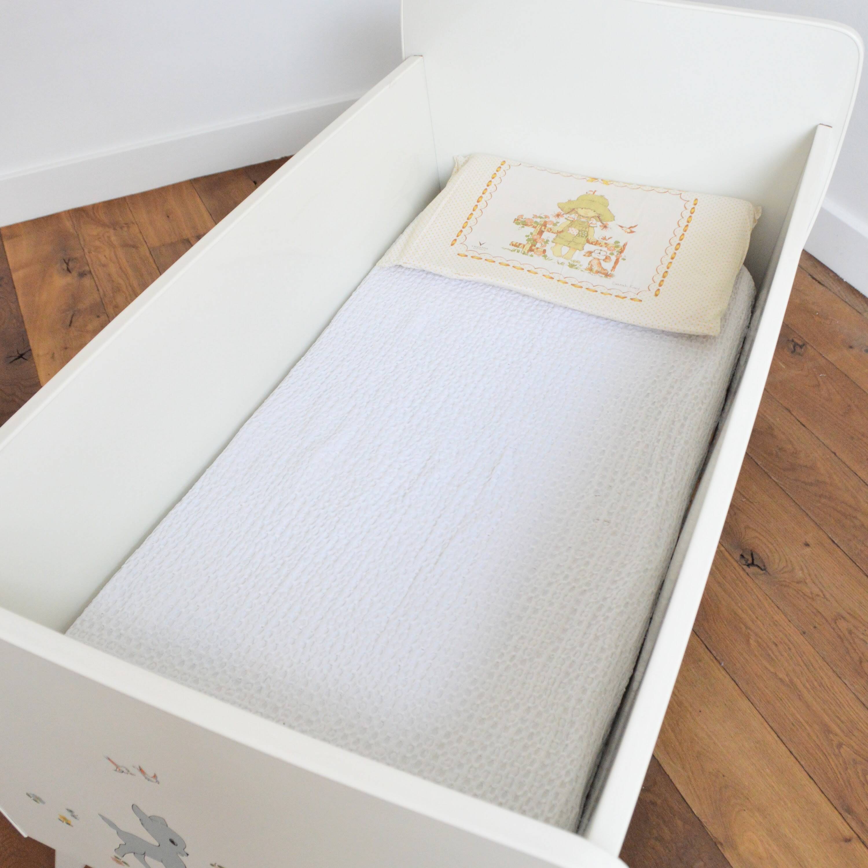 Lit bébé bambi 1950 vintage bambily