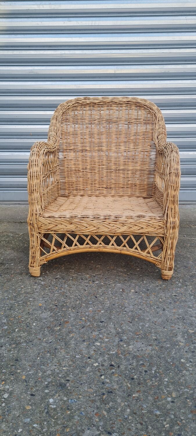 Wicker armchair 1960