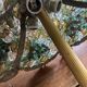 Lustre corbeille grappes de raisin Murano
