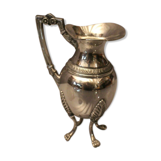 Empire-style silver metal milk pot