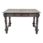 Bureau en chêne avec un tiroir, travail des années 1930