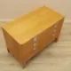 Commode en chêne danois et en frêne plaqué avec un dessus extensible, années 1970