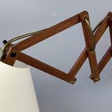 1960s/70s Teak Scissor Lamp Wall Lamp Mid Century Danish Design Denmark