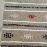 Traditional kilim carpet with Berber motifs 100x145cm