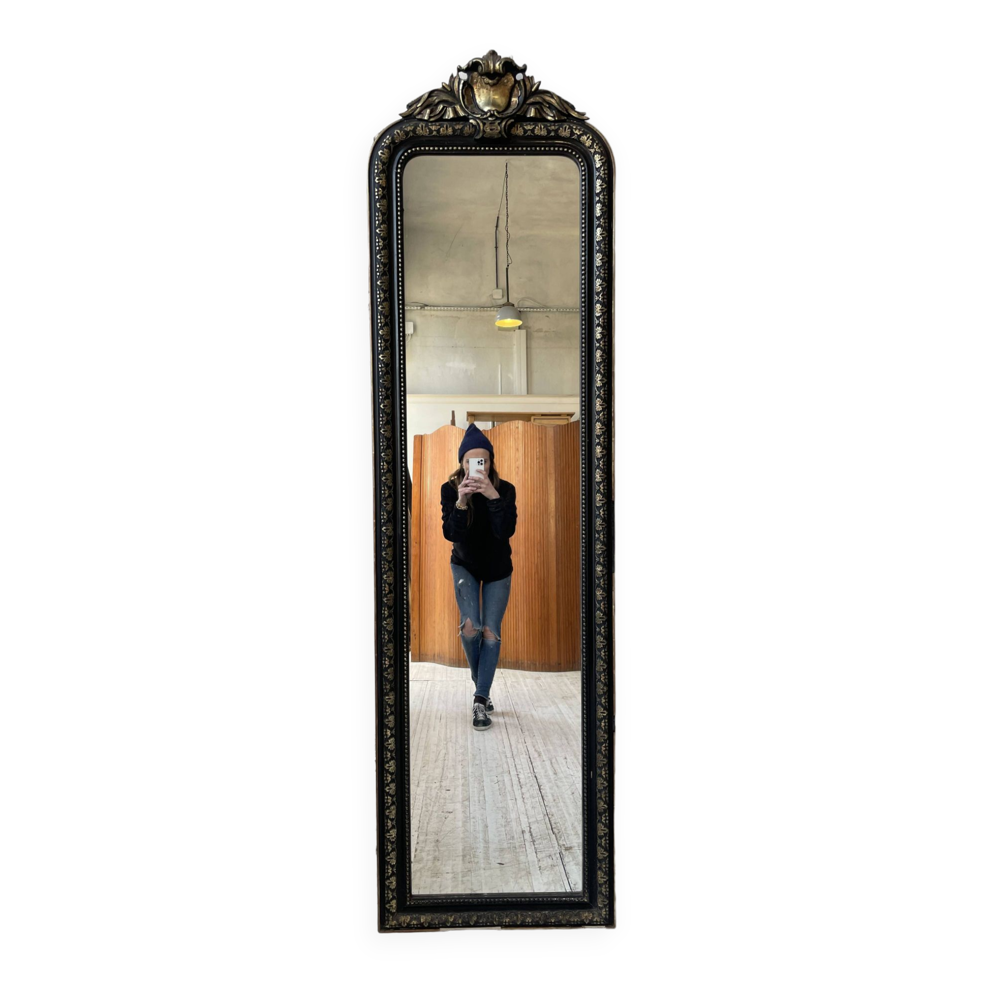 Louis Philippe XXL white mirror 2m