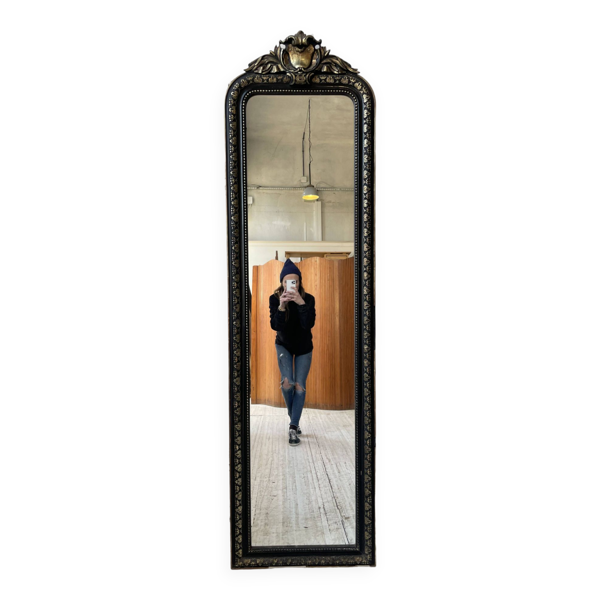 Miroir XXL blanc Louis Philippe 2m