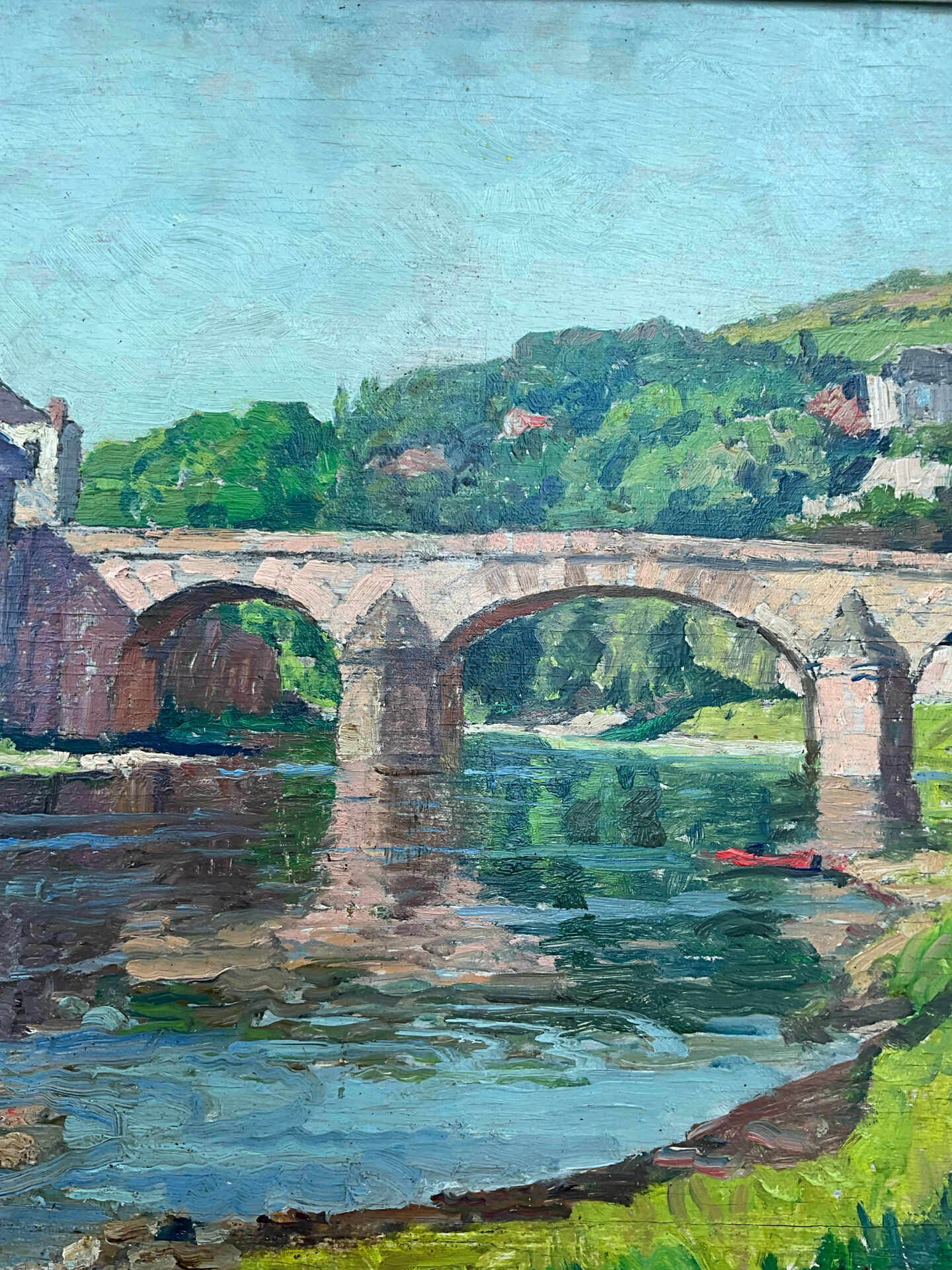 Huile sur panneau signée Constantin Font