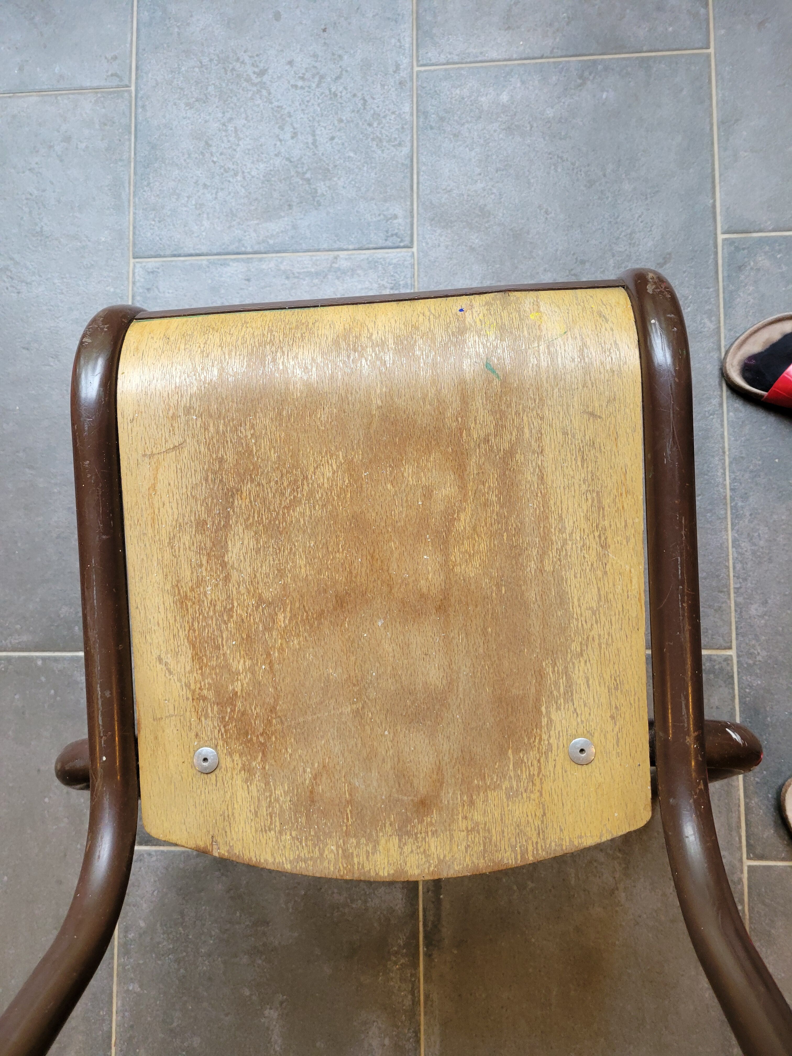 Ancienne chaise d école Mullca
